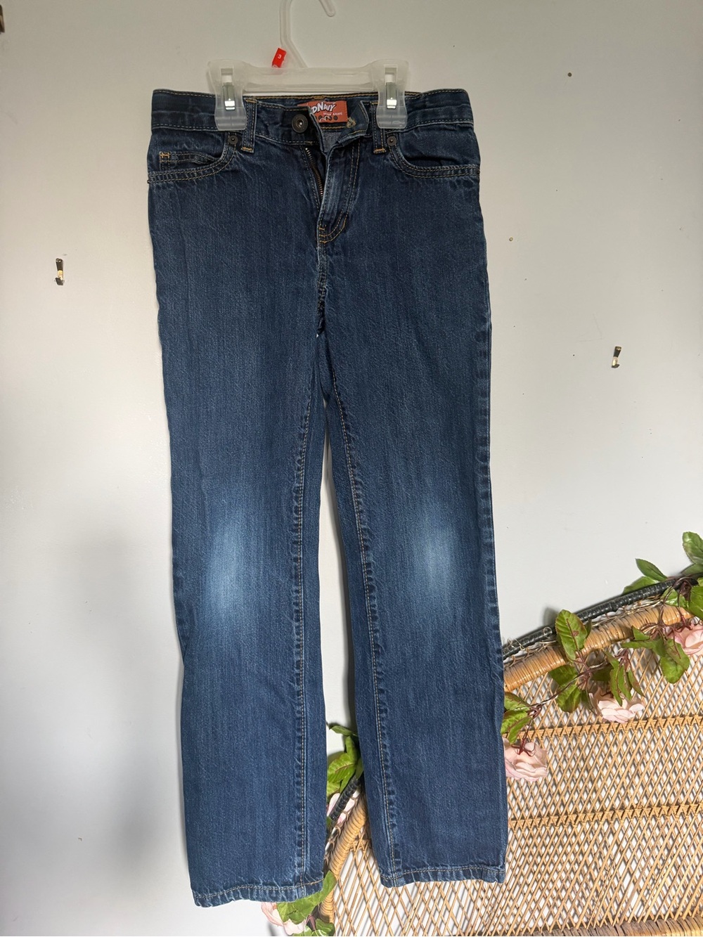 Old Navy Dark Blue Straight-Leg Kids Jeans
